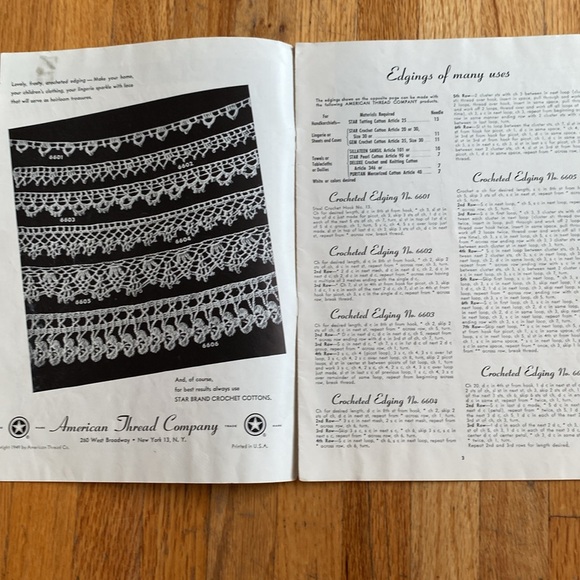 Crochet and Tatting book of designs - Picture 2 of 5